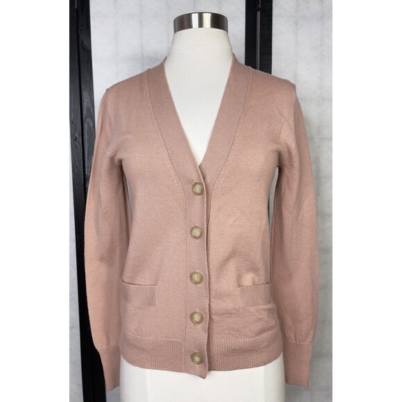 J Crew Xtra Small Women’s Cardigan. Button Down Front Pockets. Wool - Picture 1 of 7